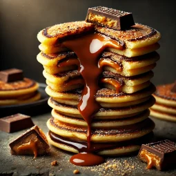 SnickersHotteok TLM Blog Bánh Hotteok nhân Snickers với lớp vỏ vàng giòn nhân chảy ngọt ngào