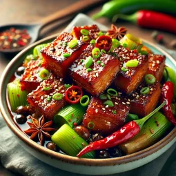 TWICECOOKED PORK WITH CUMIN TLM Blog Đĩa thịt heo hai lần chín xào thìa là thơm ngon hấp dẫn